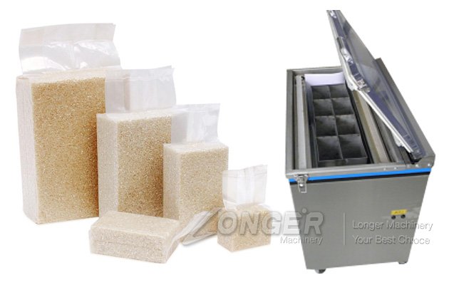 Industrial Brick Type Vacuum Packing Machine For Rice