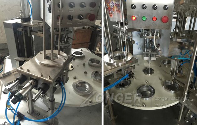 Yogurt Cup Sealing And Filling Machine Factory