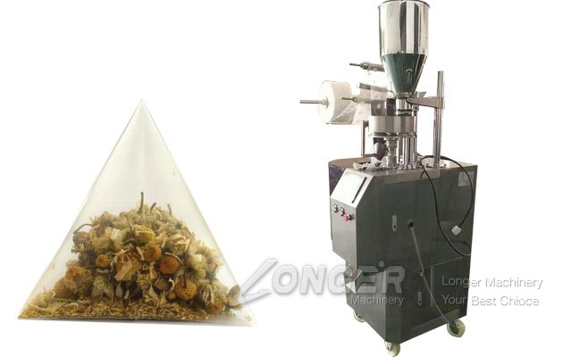 Ultrasonic Sealing Automatic Pyramid Tea Bag Packaging Machine