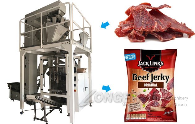 CE Certificate Automatic Beef Jerky Packaging Machine For Sale