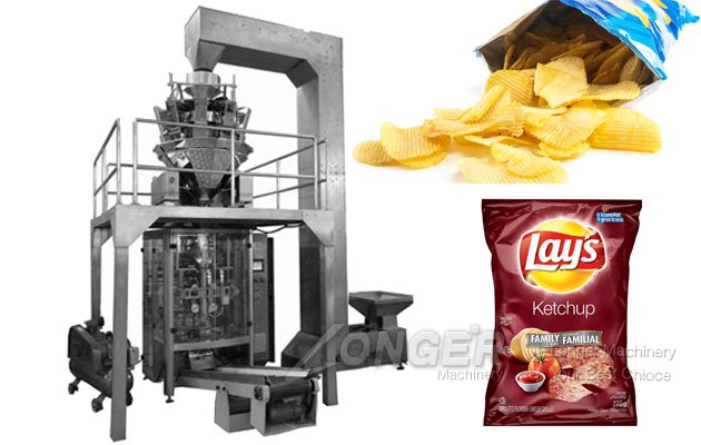 Automatic Nitrogen Kurkure Potato Chips Packing Machine Video