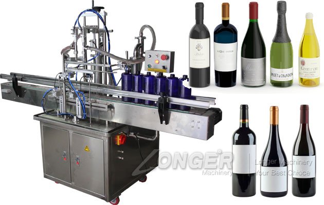 Auto Commercial Wine Bottling Line Equipment For Sale