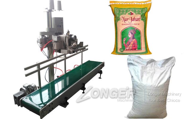 Automatic Rice Bag Stitching Machine With Conveyor