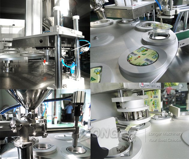 Bubble Tea Cup Filling Sealing Machine