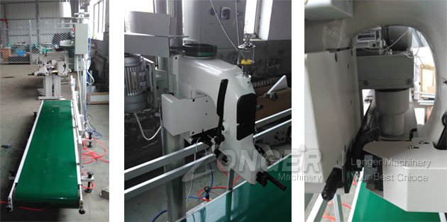 Bag Stitching Machine with Conveyor